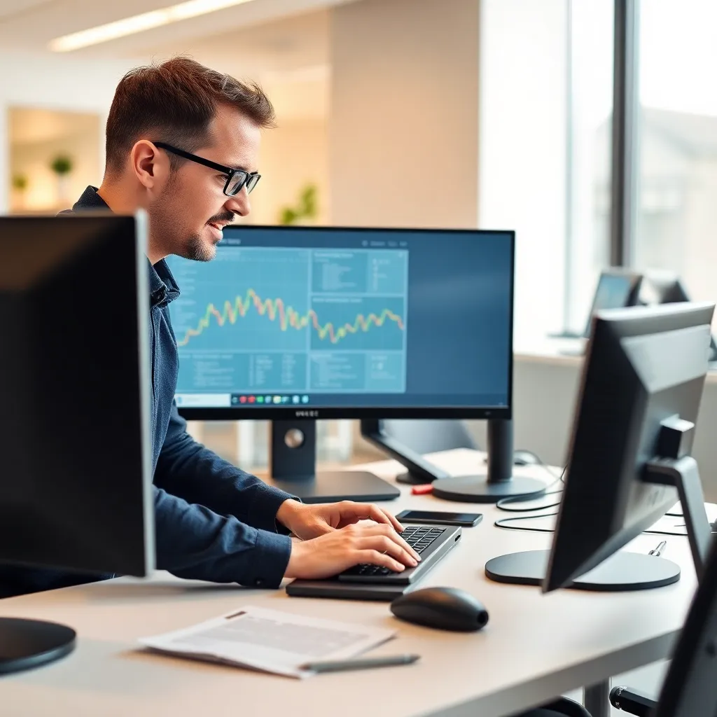 Professional die digitale vaardigheden bijleert